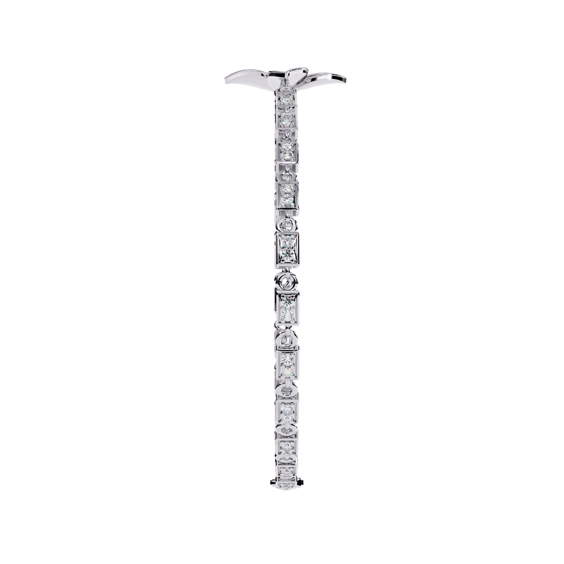 Delicate Floral Bracelet with Lab Grown Diamonds