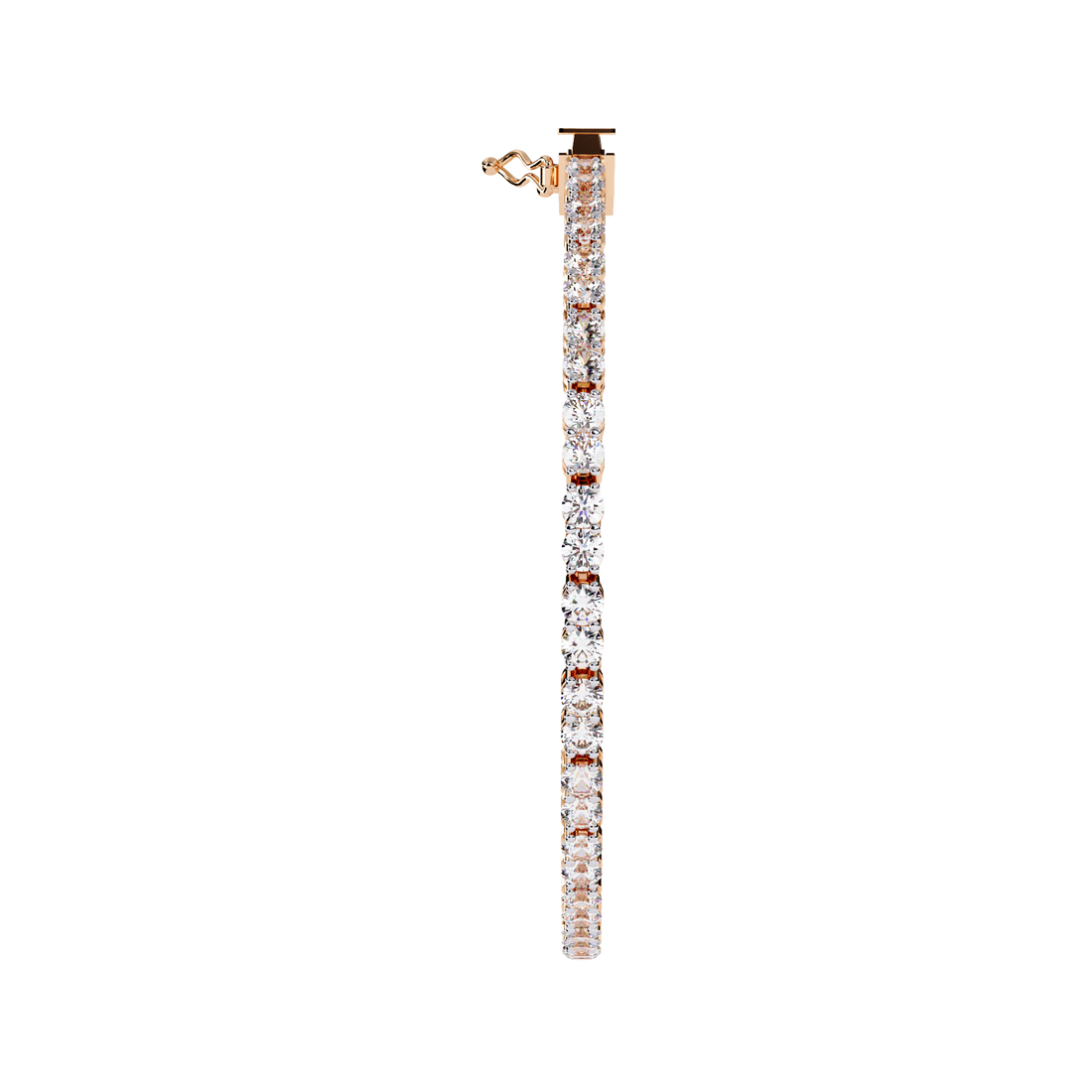 Timeless Round Cut Lab Grown Diamond Tennis Bracelet