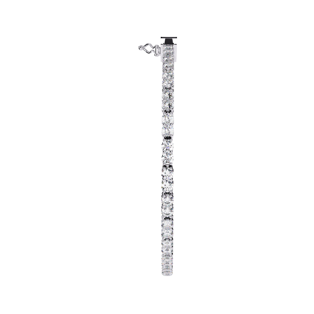 Timeless Round Cut Lab Grown Diamond Tennis Bracelet