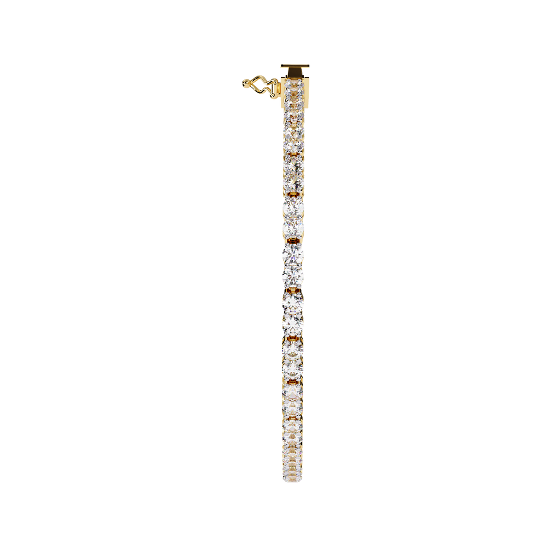 Timeless Round Cut Lab Grown Diamond Tennis Bracelet
