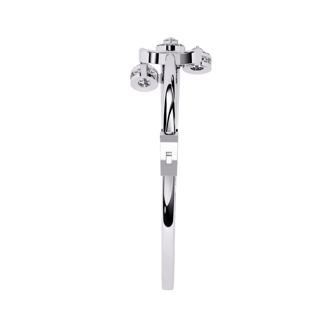 Contemporary Pear Shape Lab Grown Diamond Bracelet