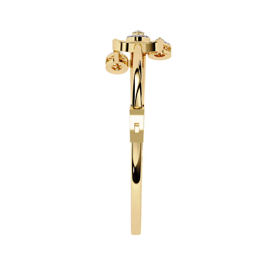 Contemporary Pear Shape Lab Grown Diamond Bracelet