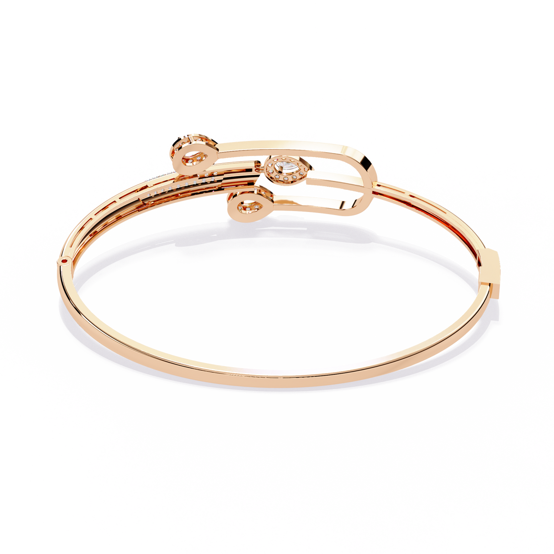 Contemporary Pear Shape Lab Grown Diamond Bracelet