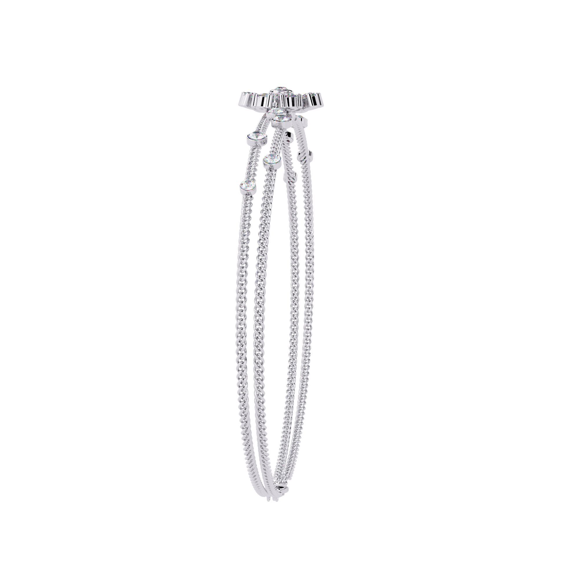 Delicate Weave Diamond Bracelet