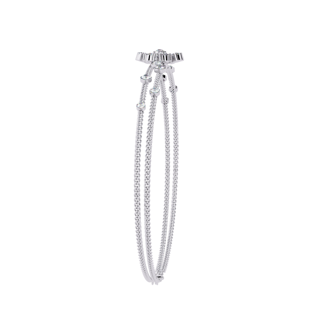 Delicate Weave Diamond Bracelet