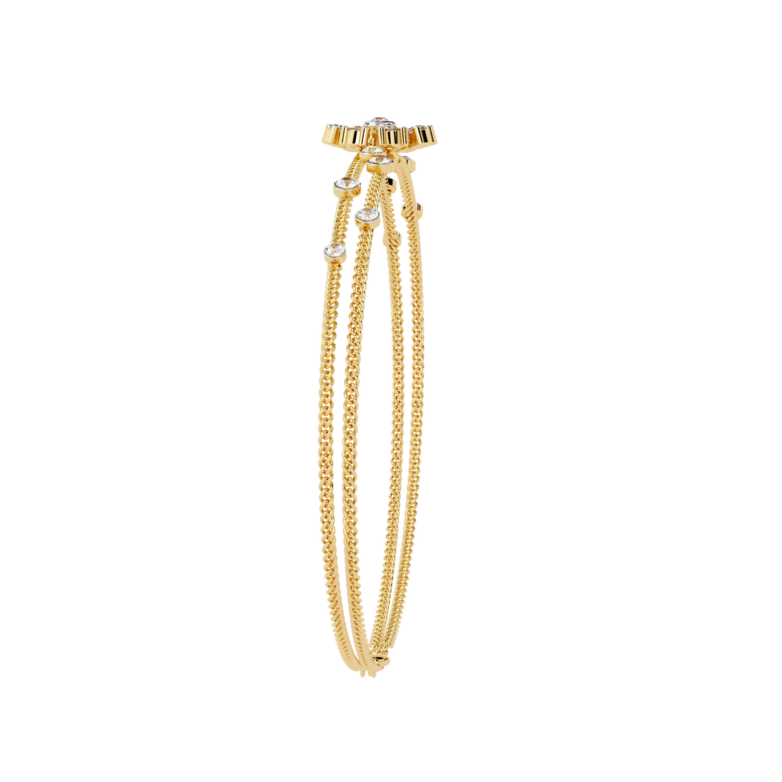 Delicate Weave Diamond Bracelet