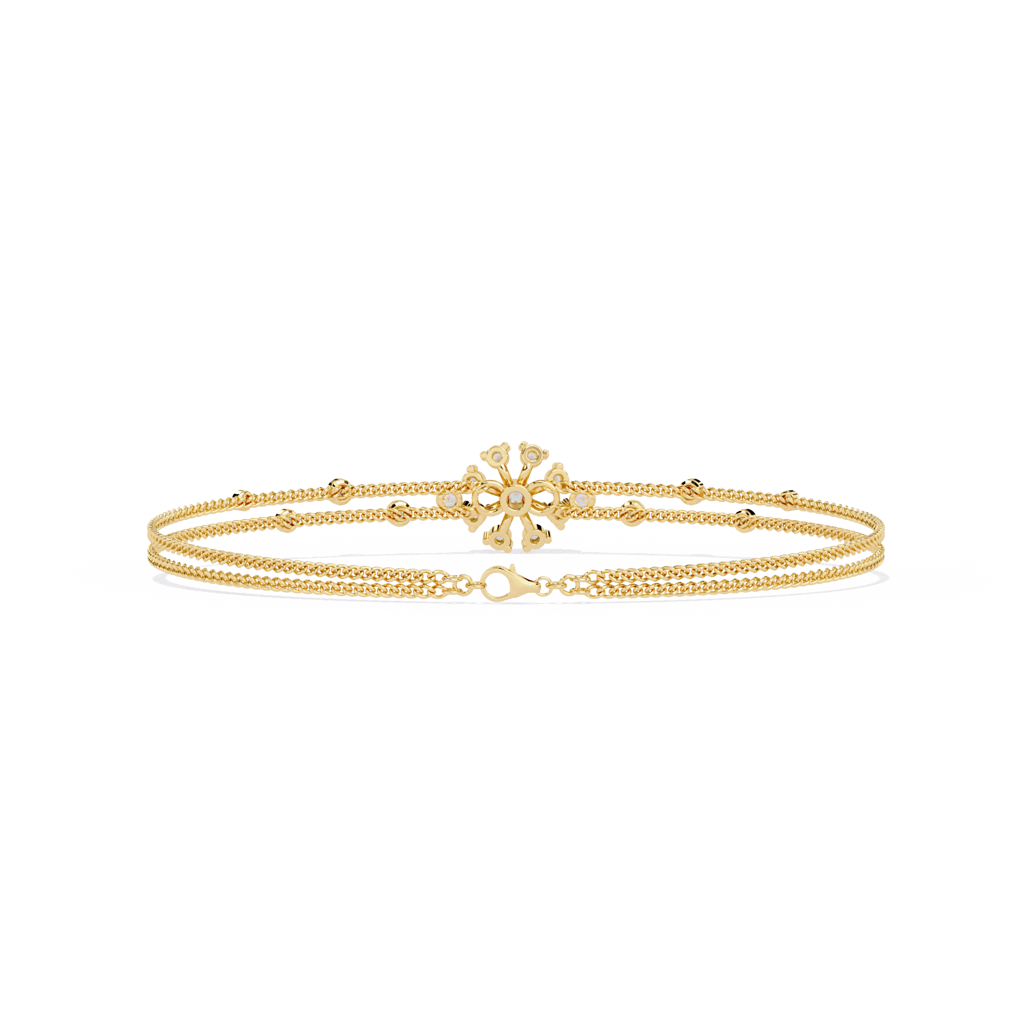 Delicate Weave Diamond Bracelet