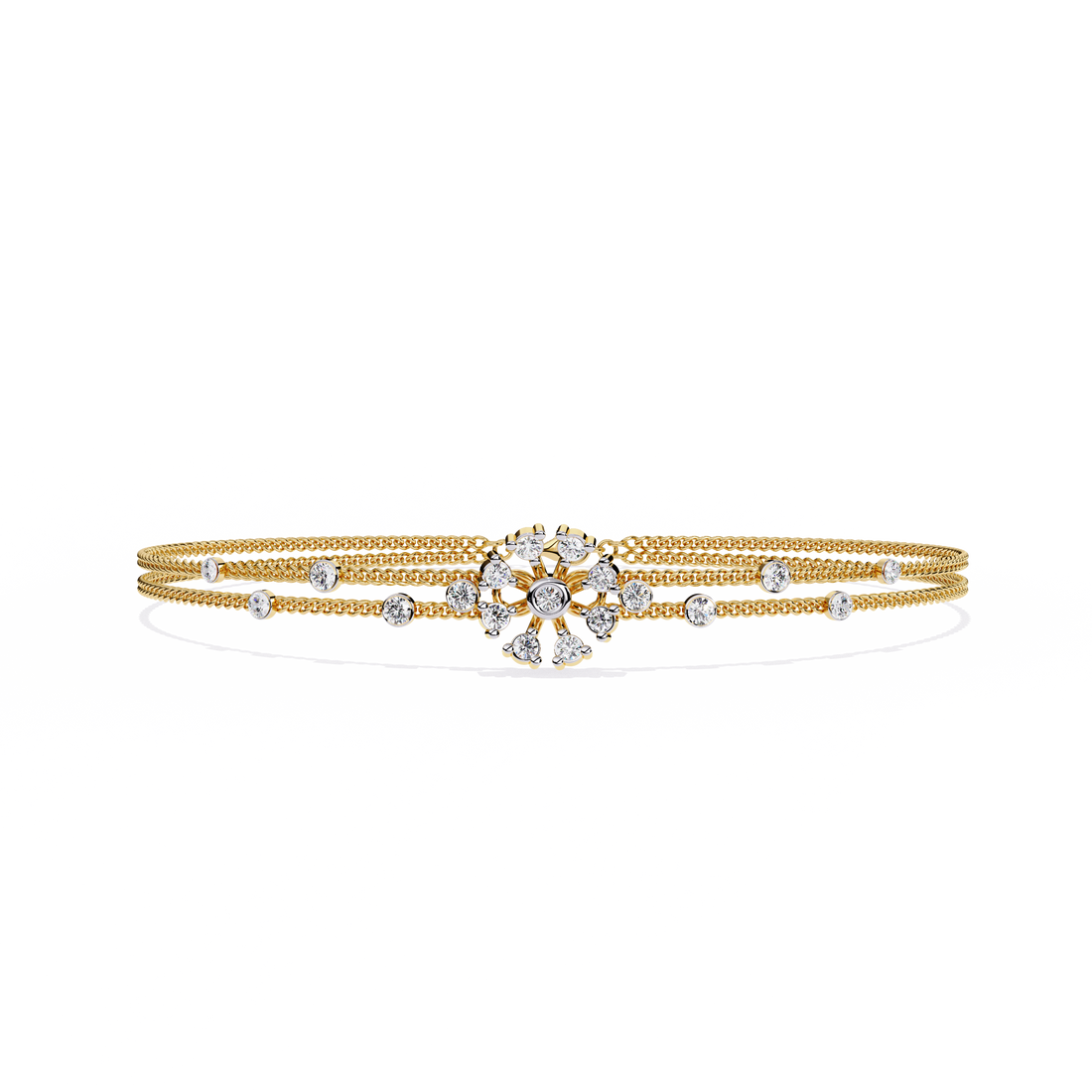 Delicate Weave Diamond Bracelet
