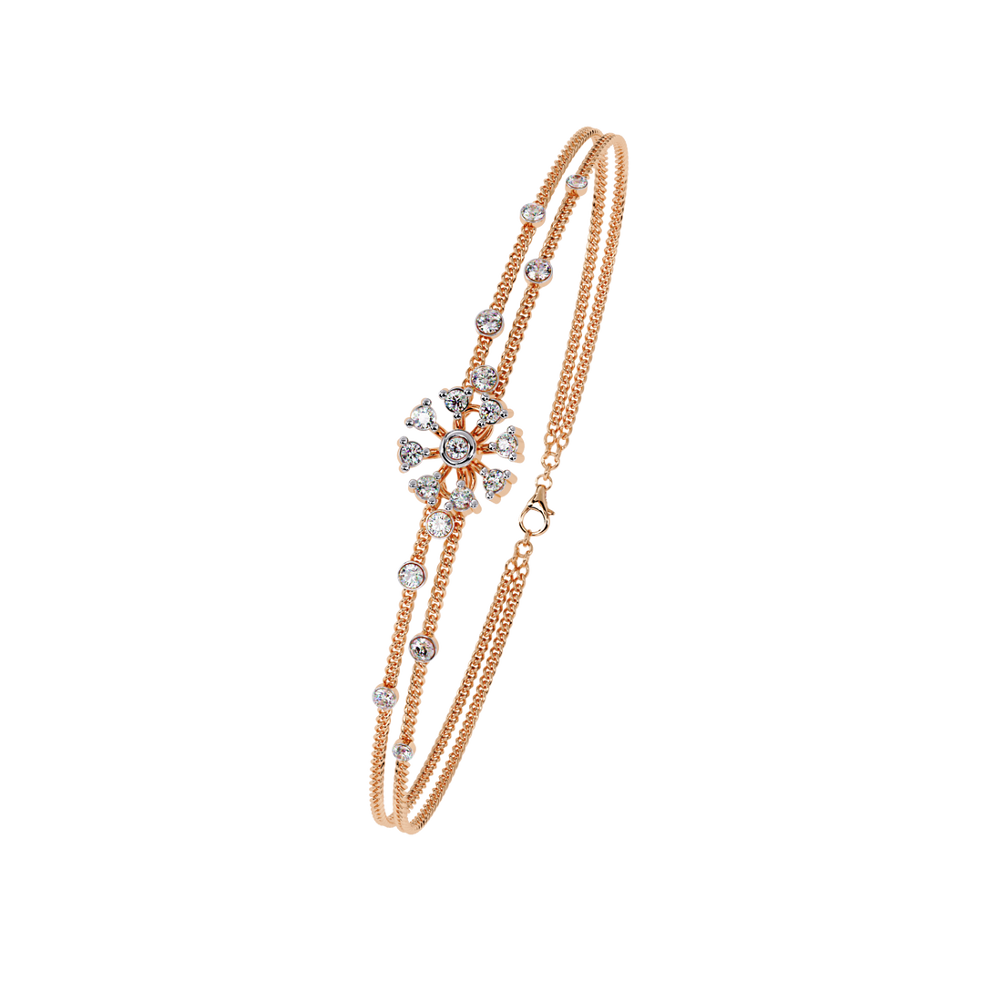 Delicate Weave Diamond Bracelet