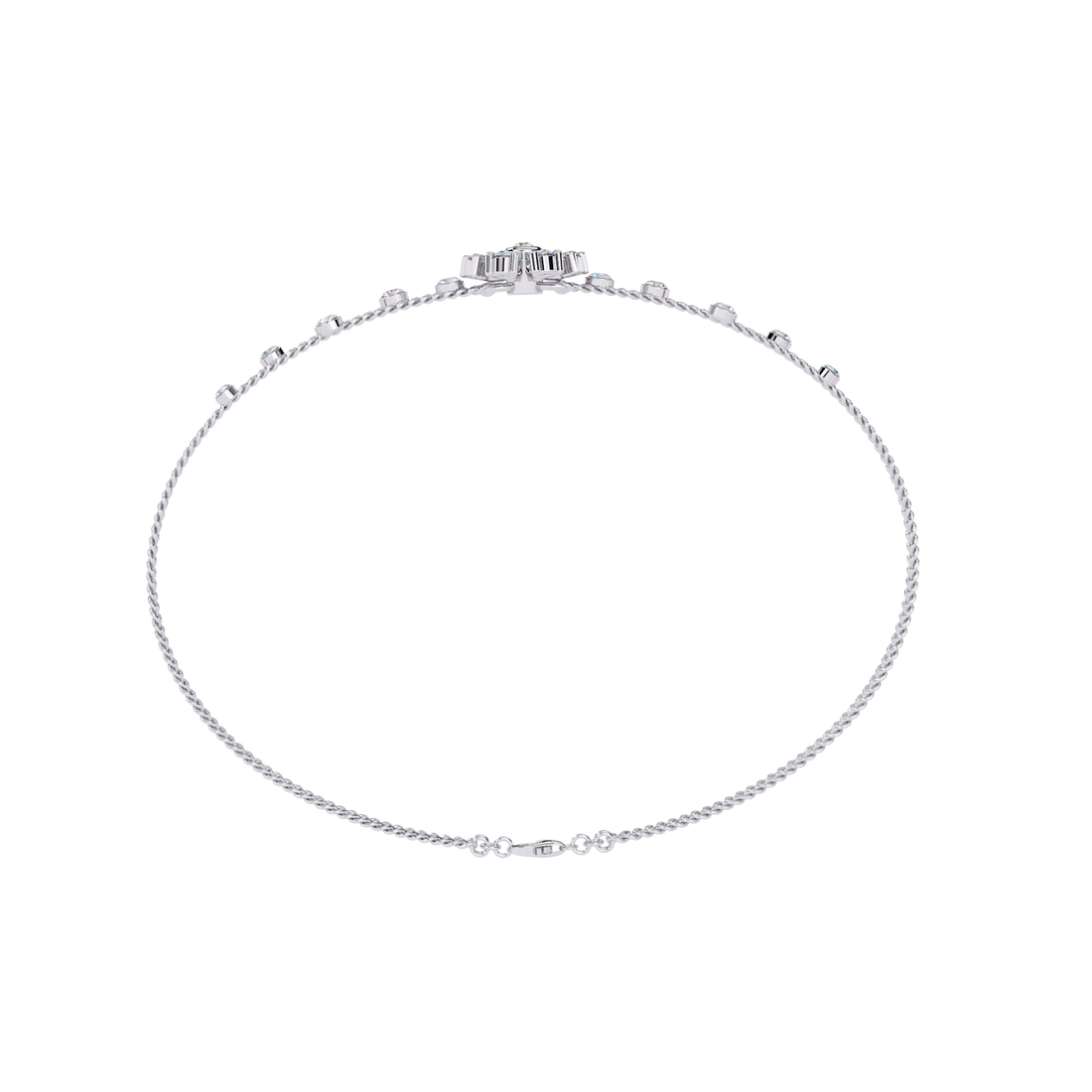 Delicate Weave Diamond Bracelet