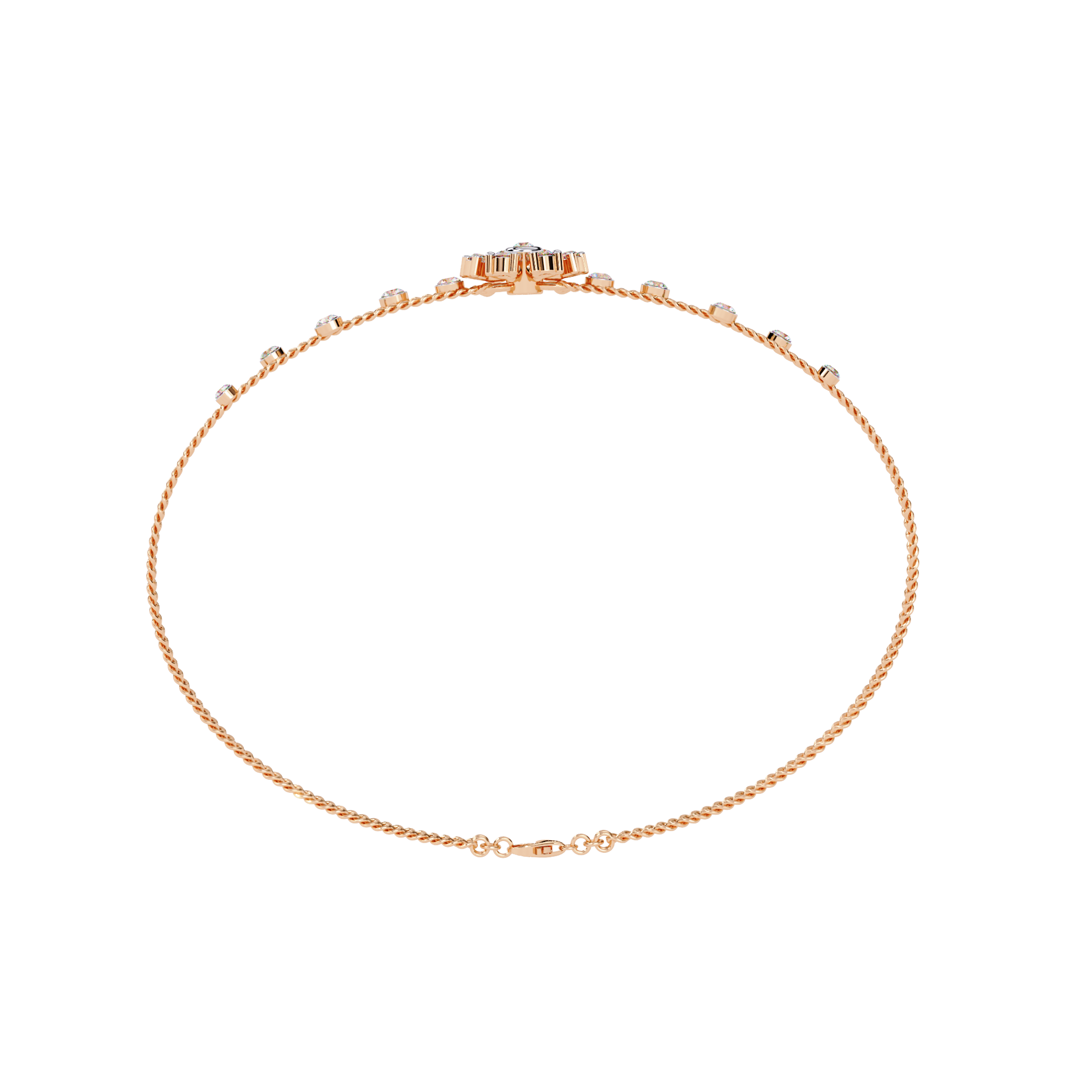 Delicate Weave Diamond Bracelet