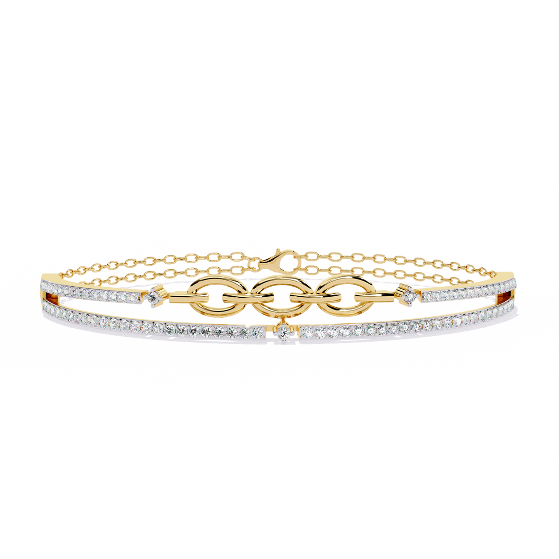 Cool Waves Diamond Bracelet
