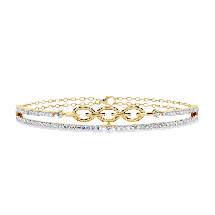 Cool Waves Diamond Bracelet