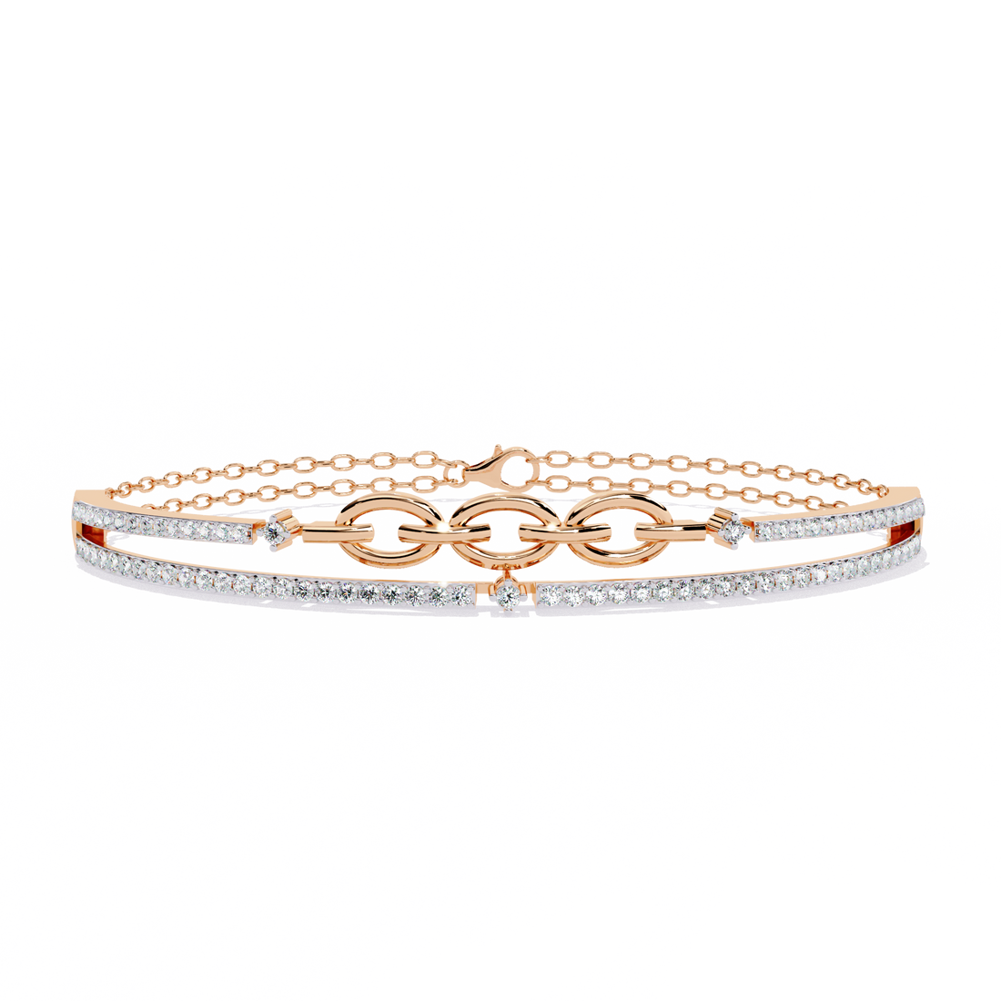 Cool Waves Diamond Bracelet