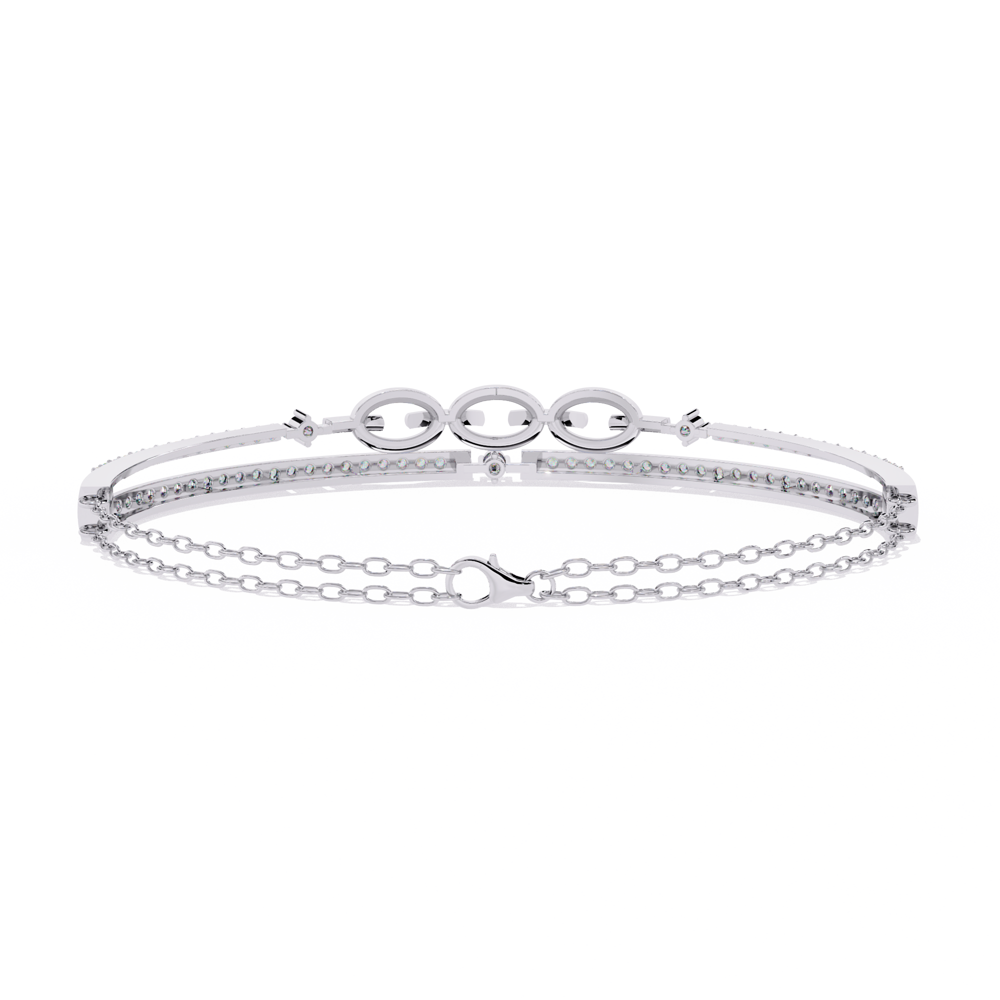 Cool Waves Diamond Bracelet