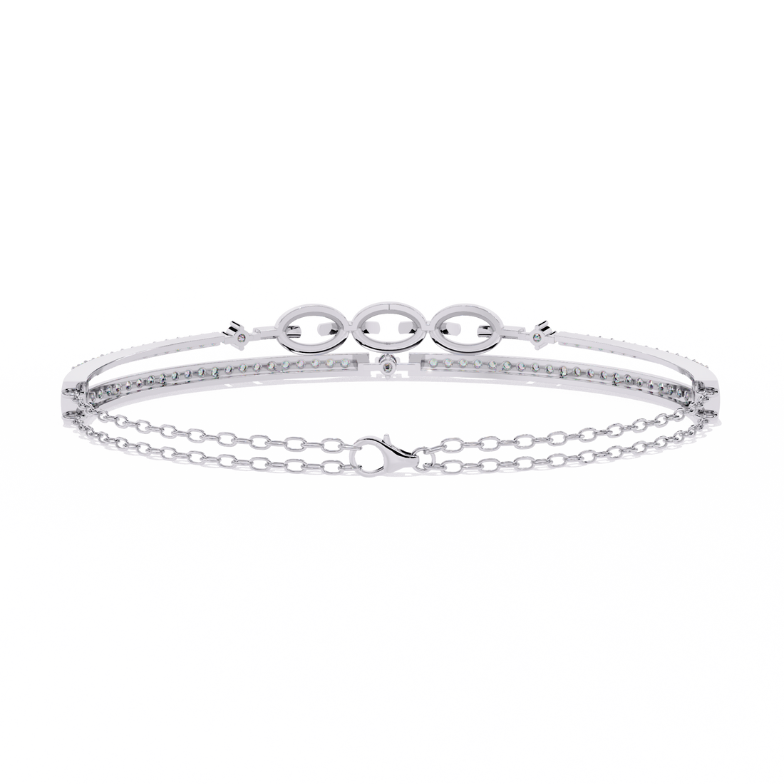 Cool Waves Diamond Bracelet