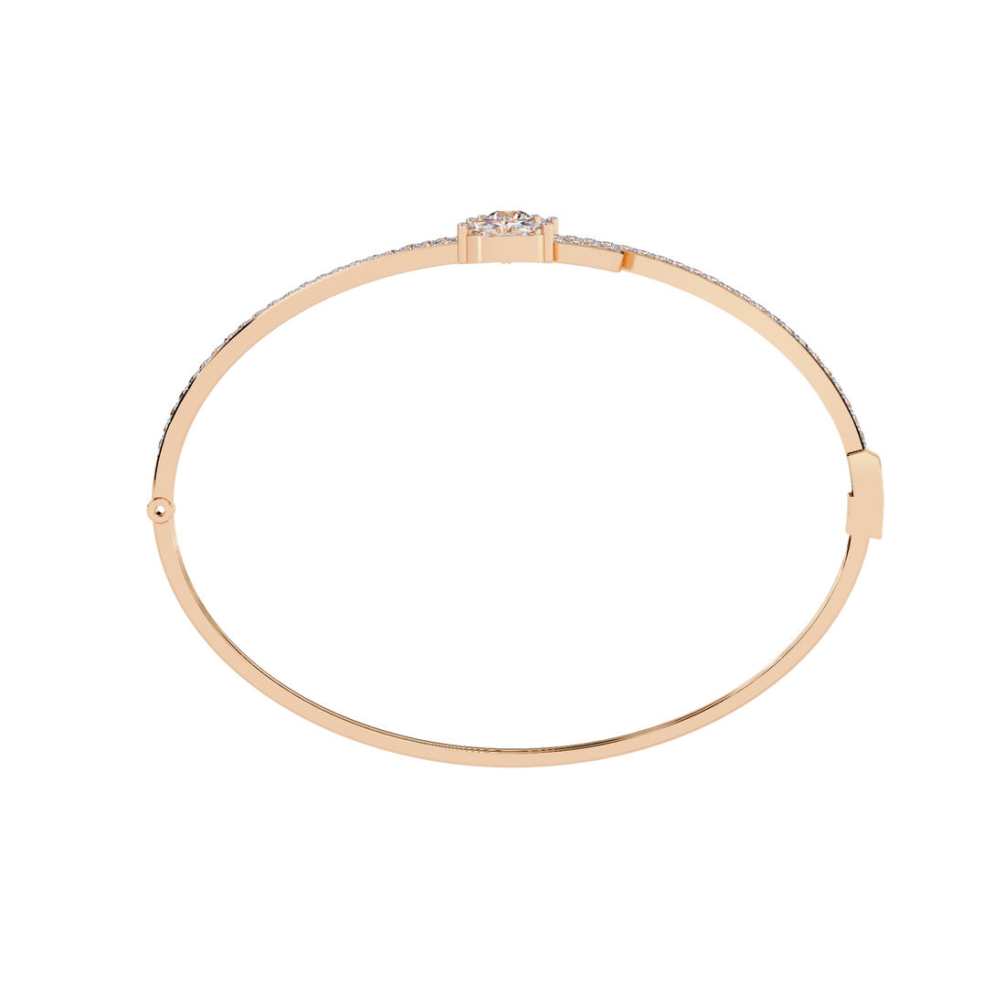 Elegant Marquise & Round Cut Lab Grown Diamond Bracelet