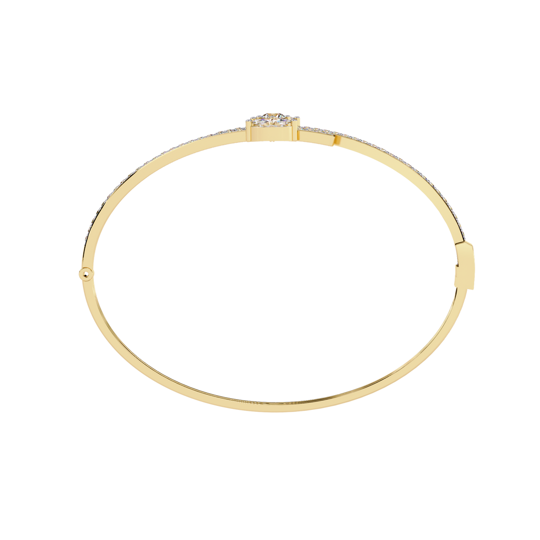 Elegant Marquise & Round Cut Lab Grown Diamond Bracelet
