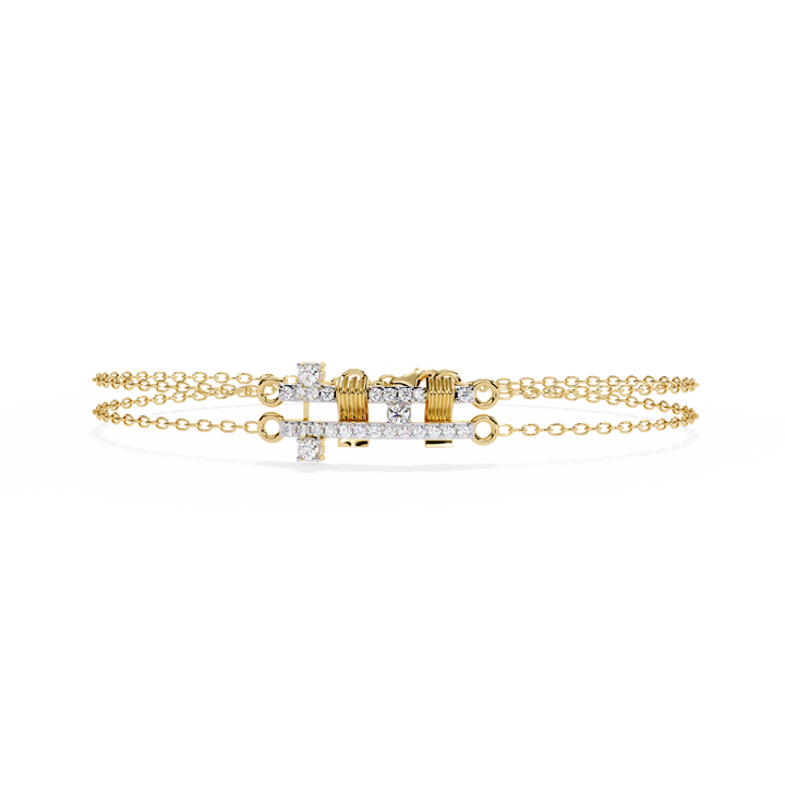 Lab Grown Diamond Twist Bangle