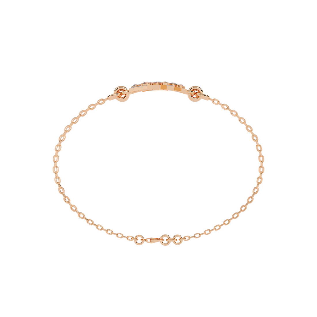 GeoSpark – Diamond Bracelet with Triangle Motif