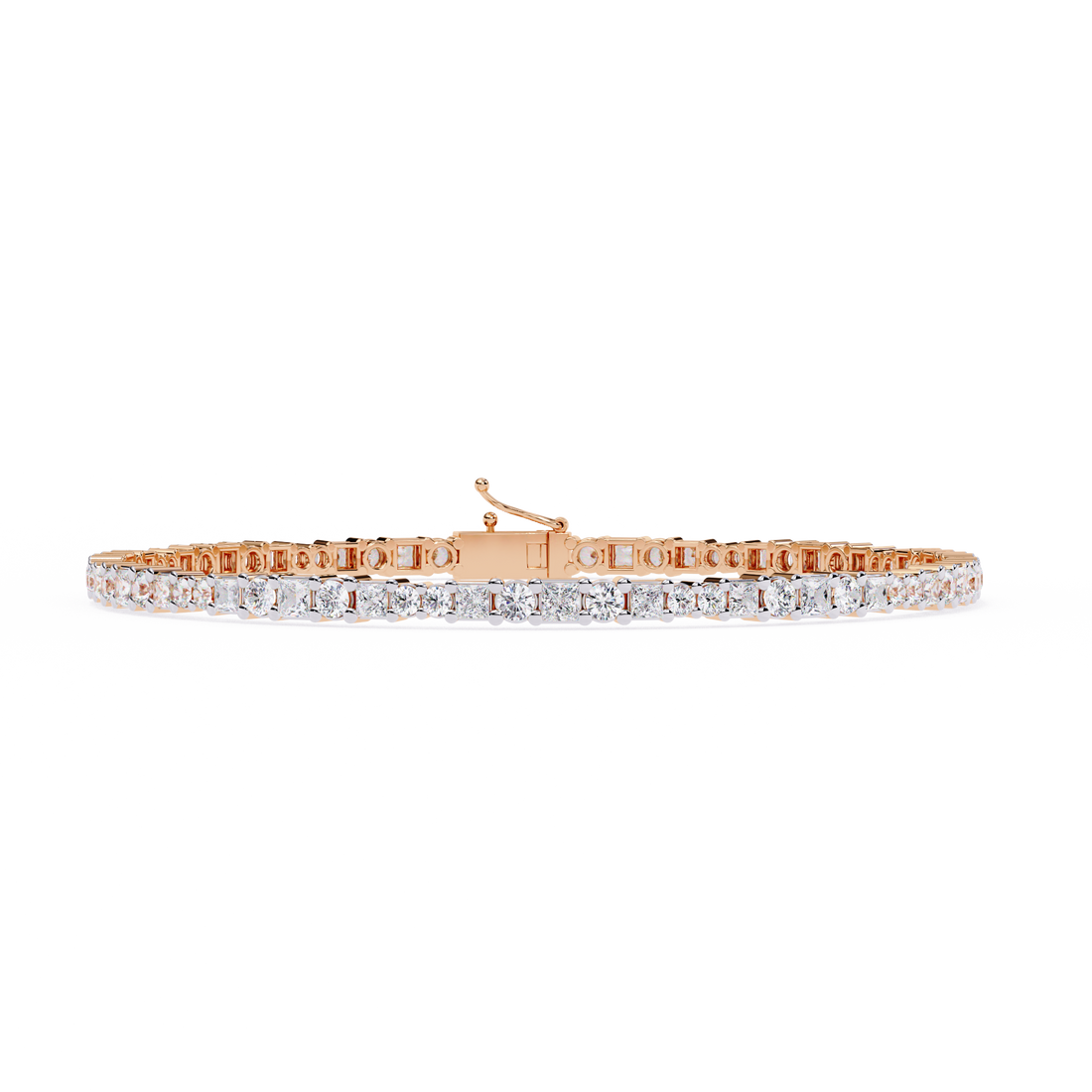 Eternal Spark – Classic Diamond Tennis Bracelet