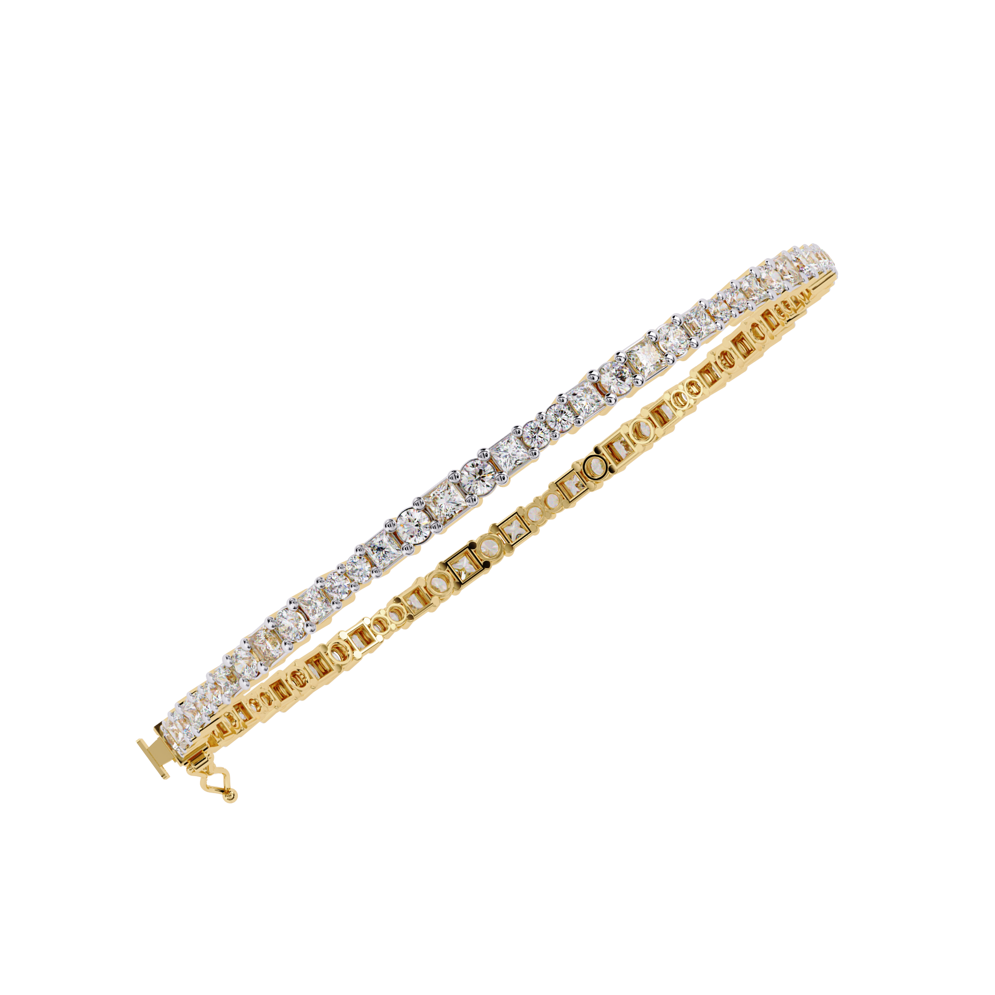 Eternal Spark – Classic Diamond Tennis Bracelet