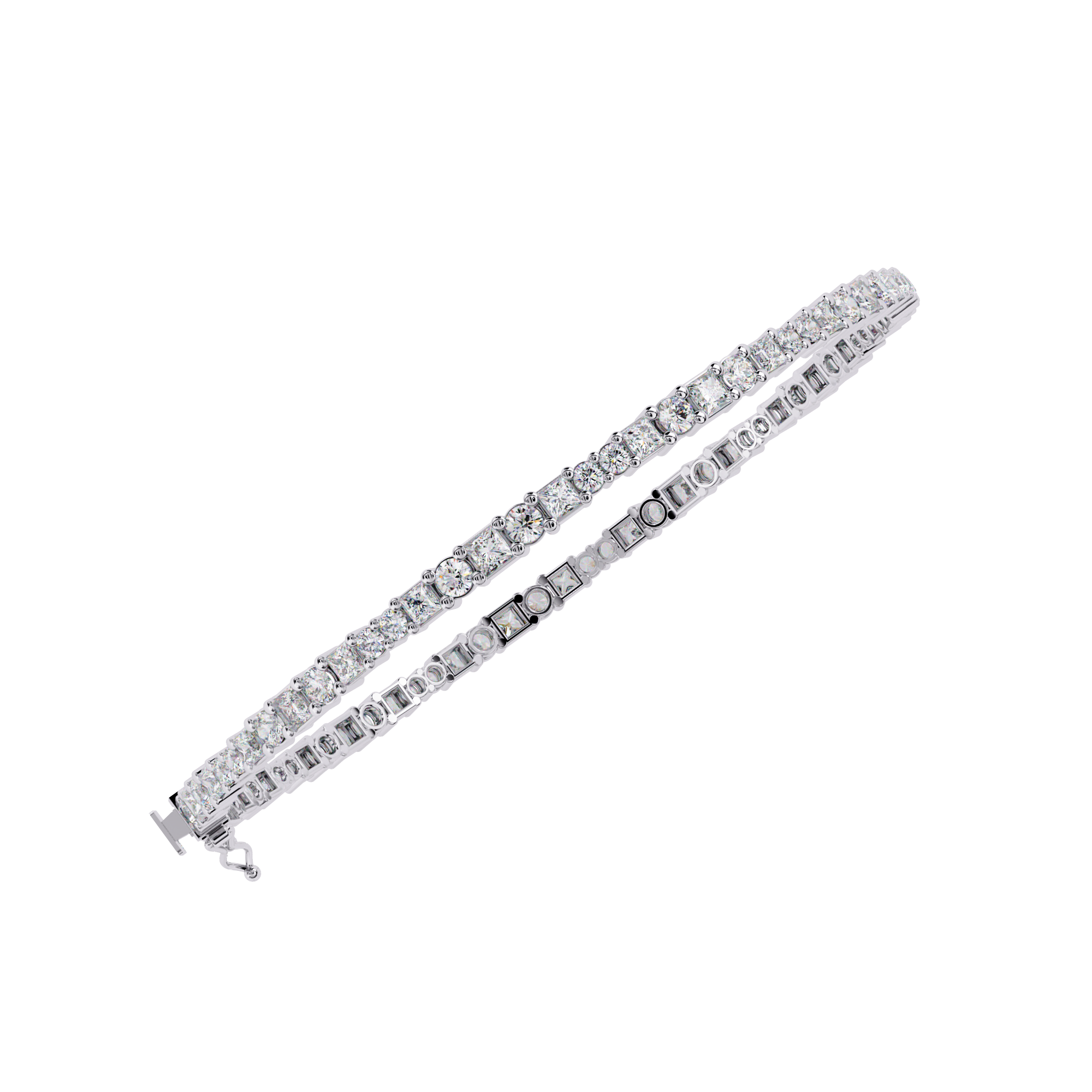 Eternal Spark – Classic Diamond Tennis Bracelet