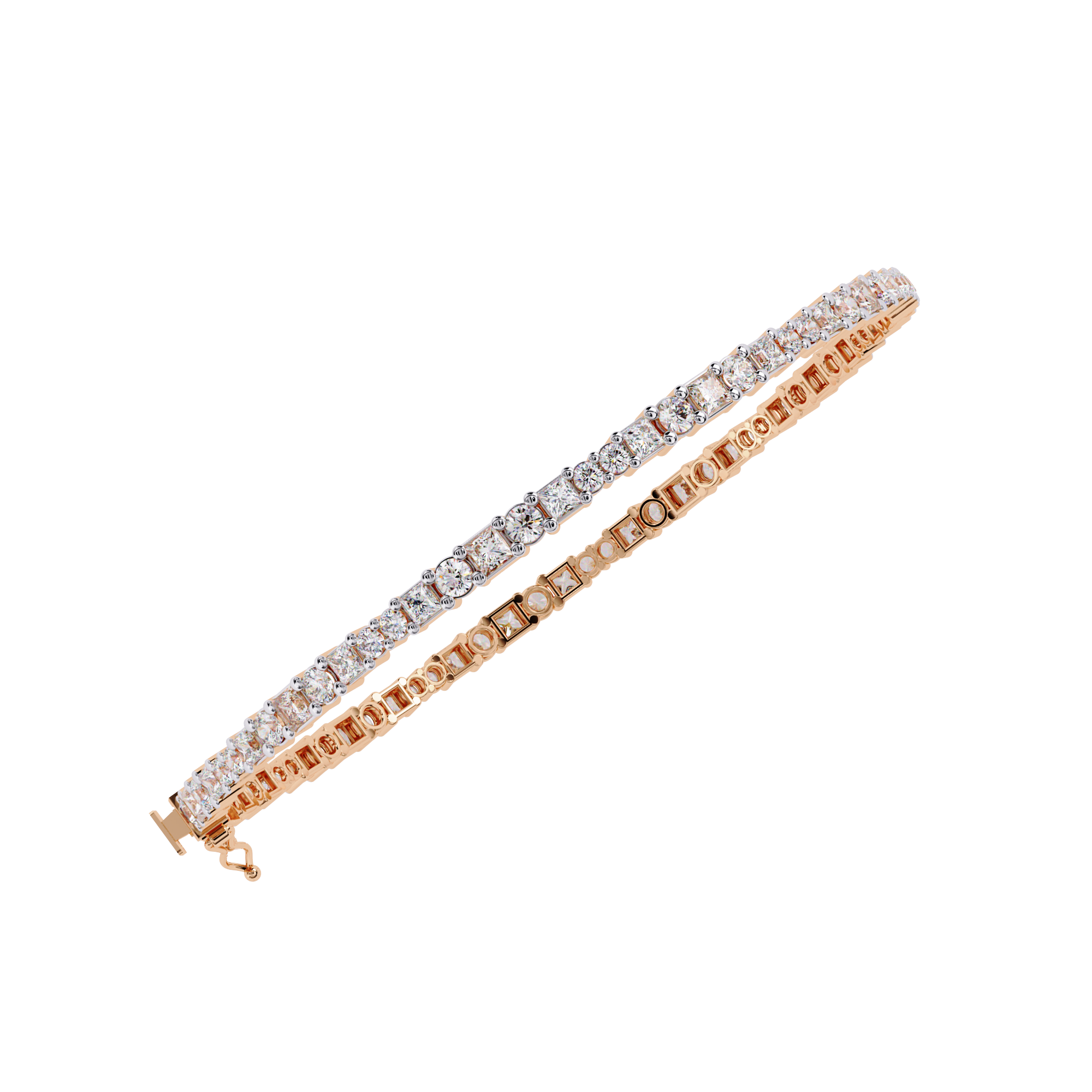 Eternal Spark – Classic Diamond Tennis Bracelet
