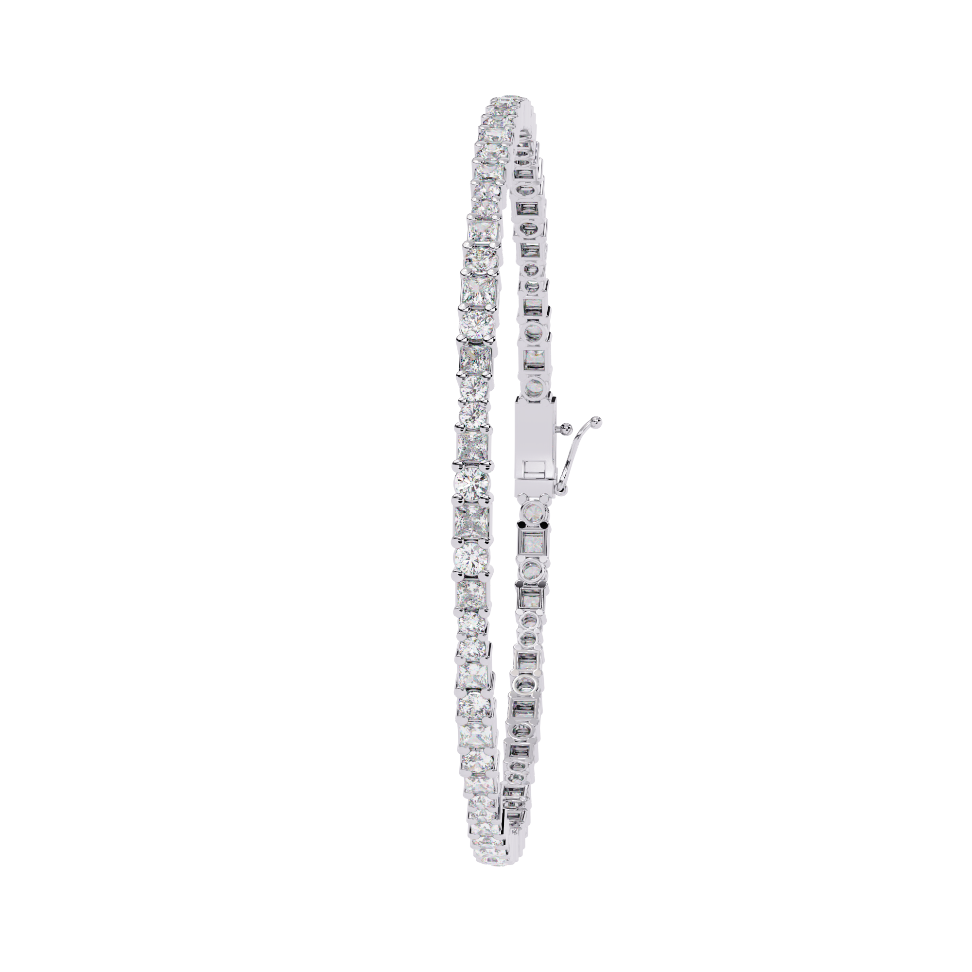 Eternal Spark – Classic Diamond Tennis Bracelet