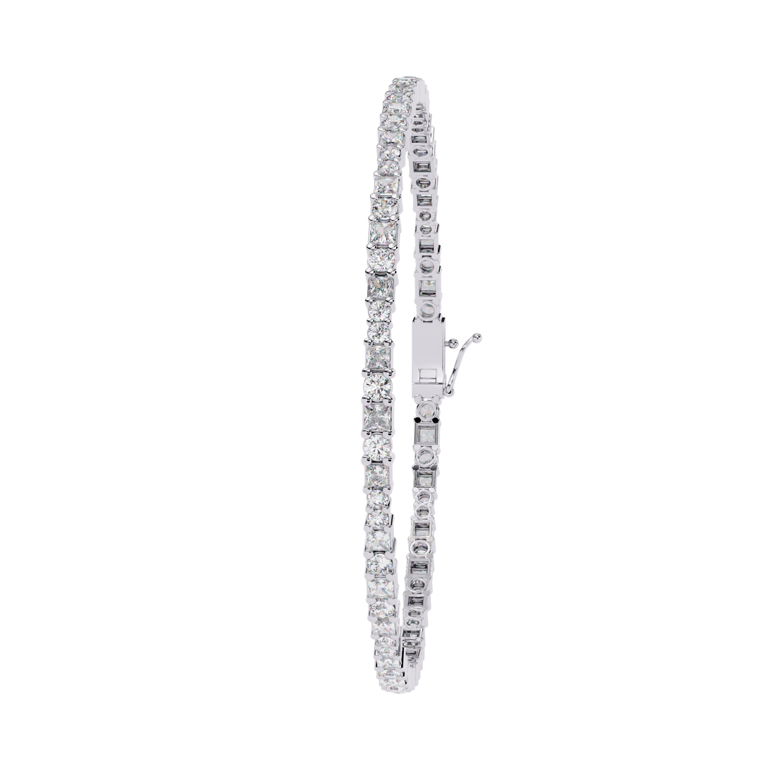 Eternal Spark – Classic Diamond Tennis Bracelet