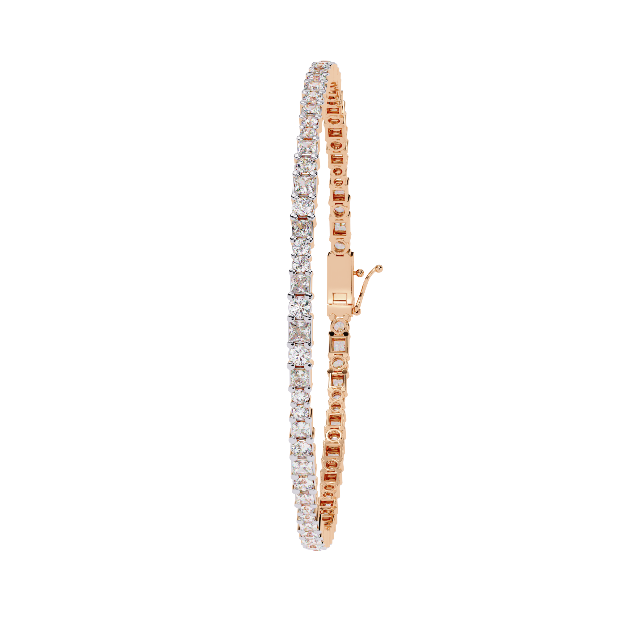 Eternal Spark – Classic Diamond Tennis Bracelet