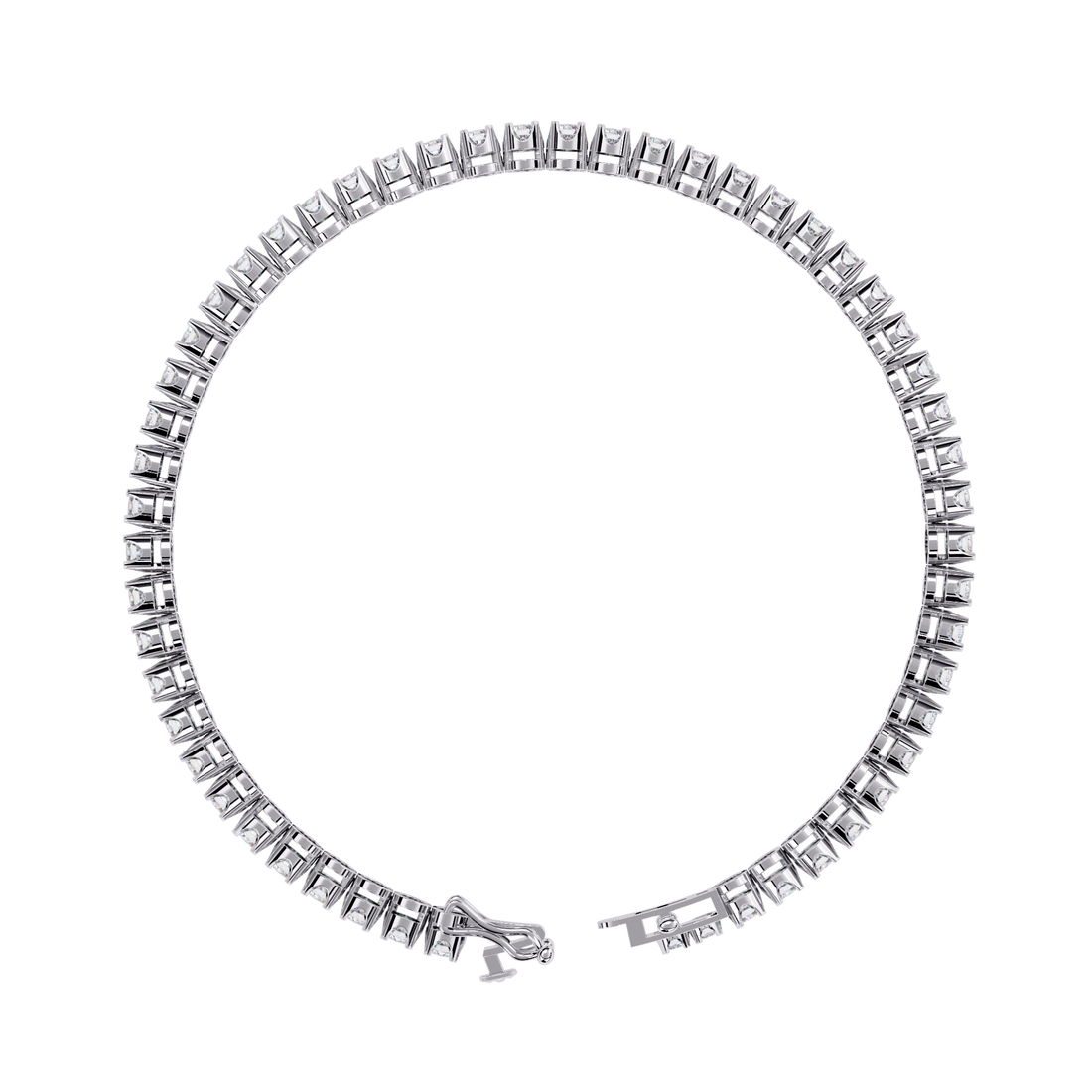 Classic Brilliance – Round Diamond Tennis Bracelet