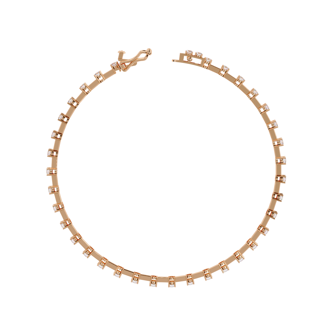 Minimalist Gold Diamond Tennis Bracelet – Everyday Luxury