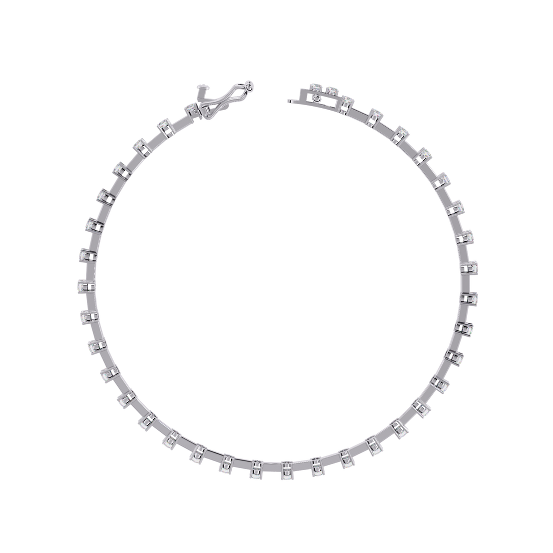 Minimalist Gold Diamond Tennis Bracelet – Everyday Luxury