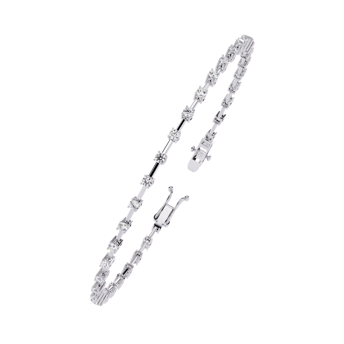 Minimalist Gold Diamond Tennis Bracelet – Everyday Luxury