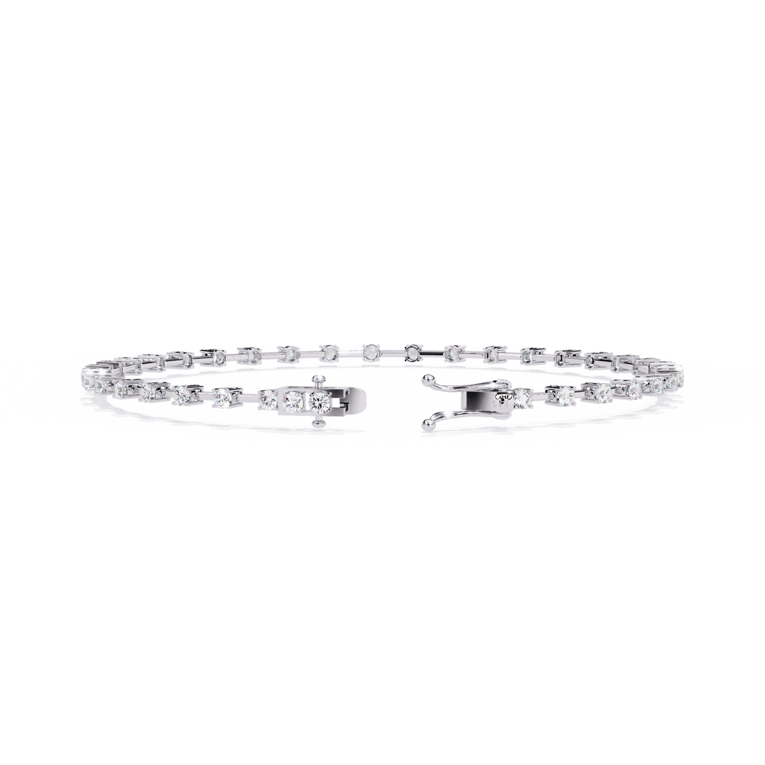 Minimalist Gold Diamond Tennis Bracelet – Everyday Luxury