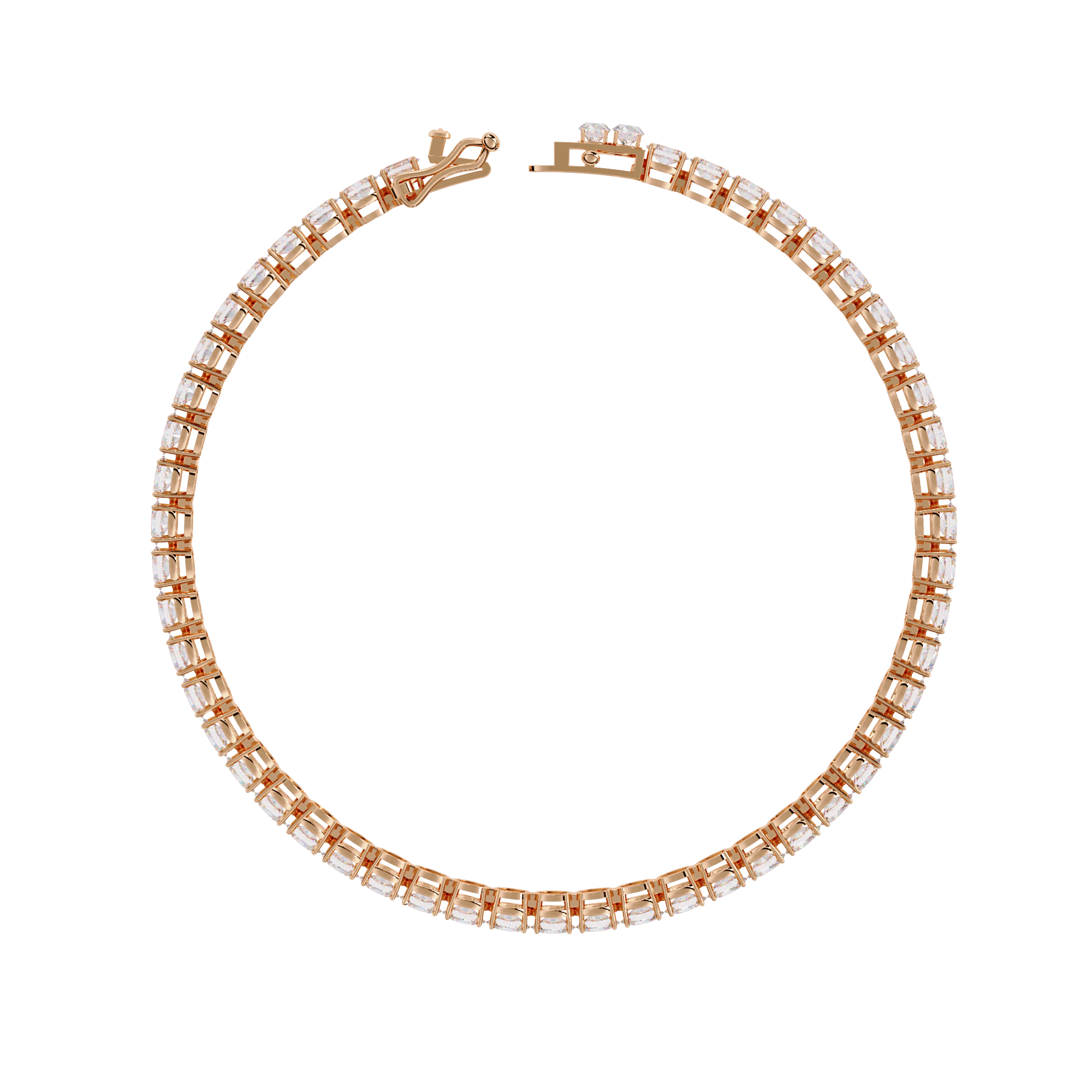 Bold & Brilliant Oval Cut Lab Grown Diamond Bracelet