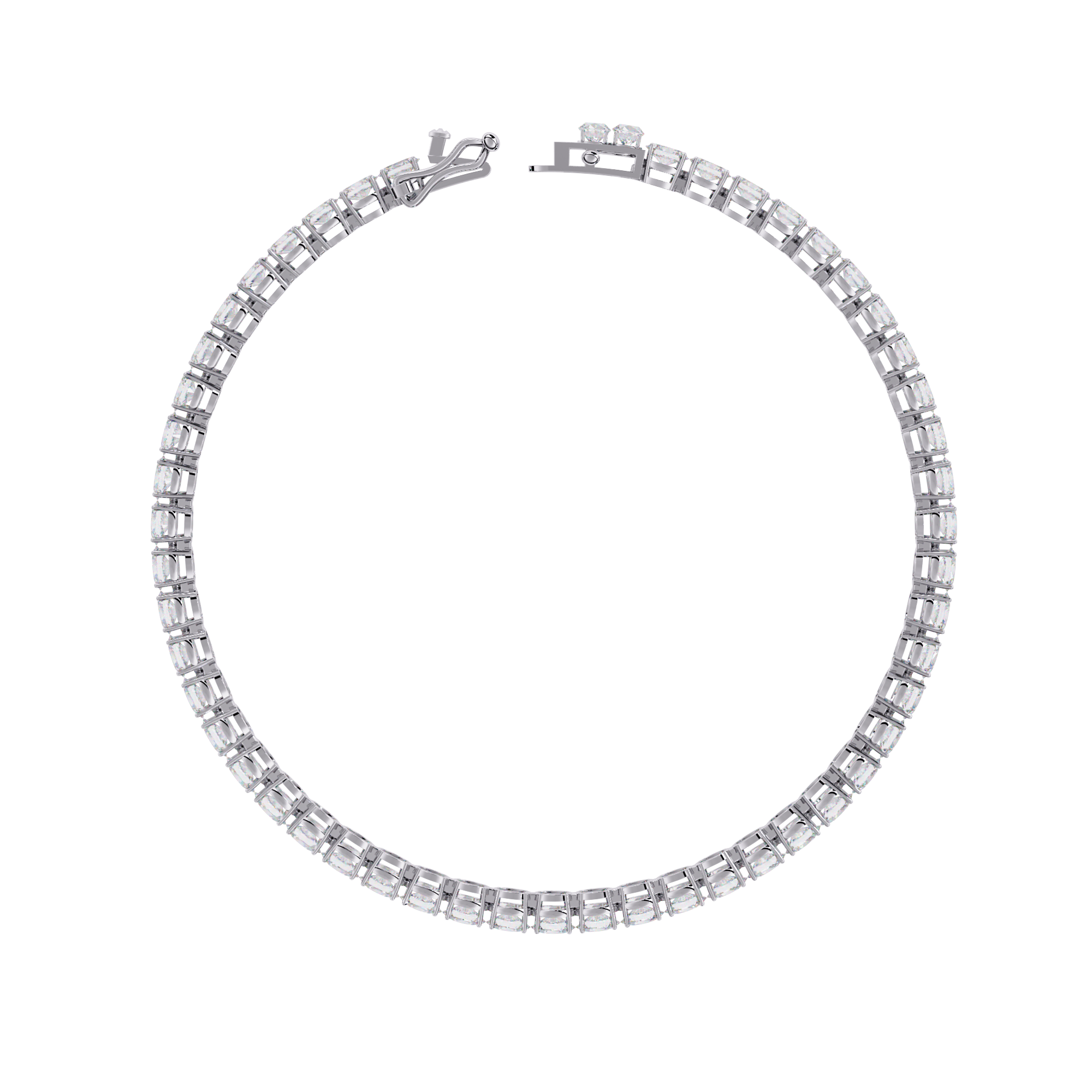 Bold & Brilliant Oval Cut Lab Grown Diamond Bracelet