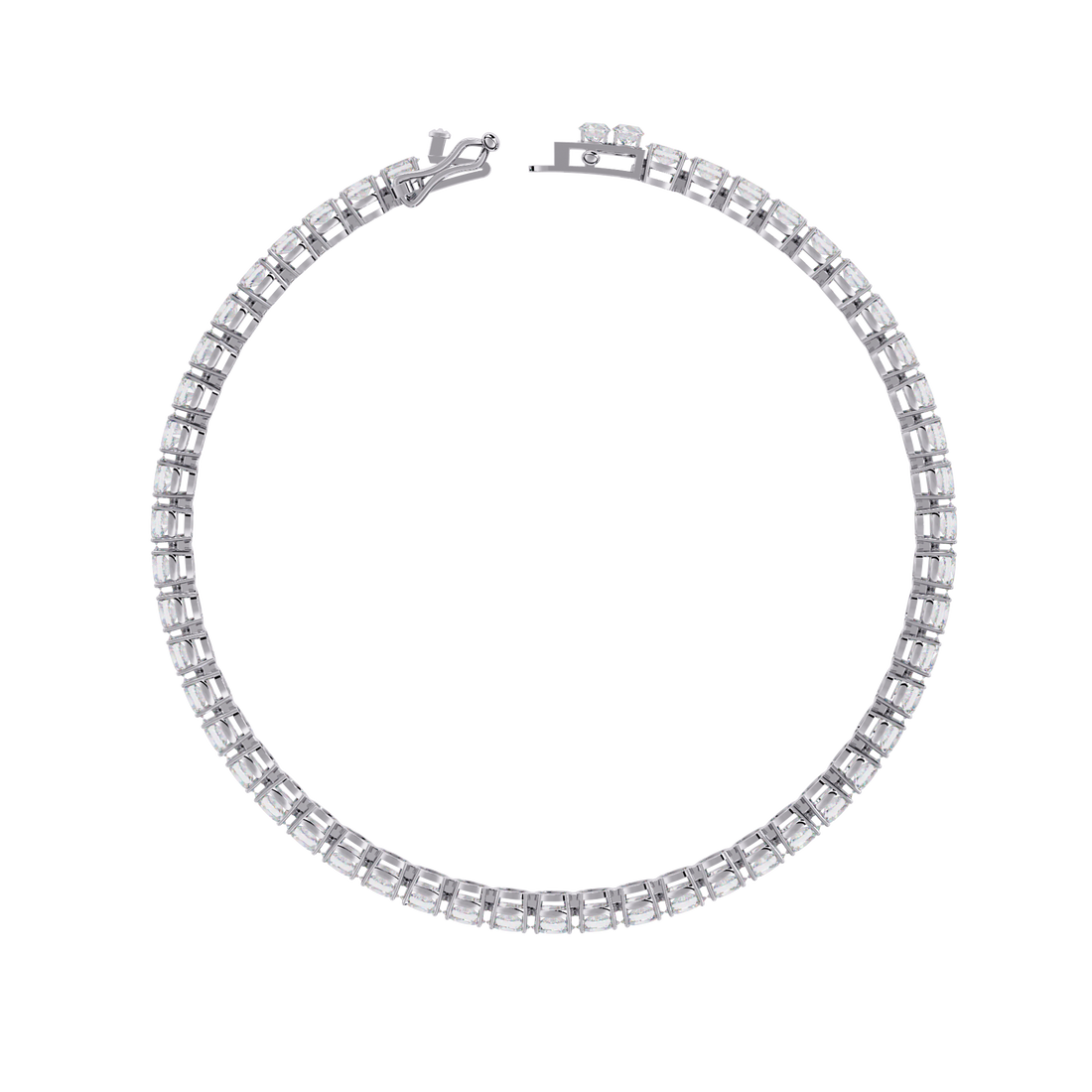 Bold & Brilliant Oval Cut Lab Grown Diamond Bracelet