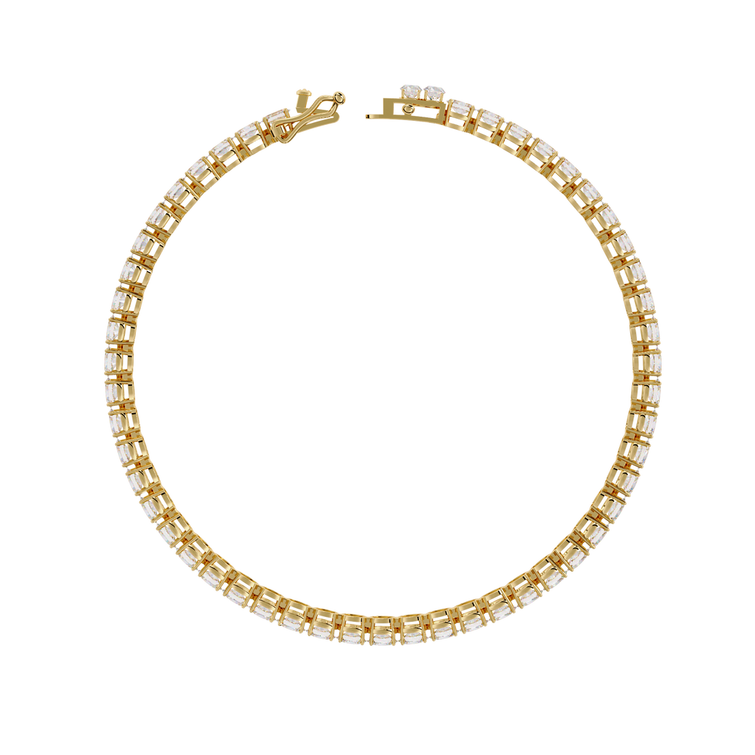 Bold & Brilliant Oval Cut Lab Grown Diamond Bracelet