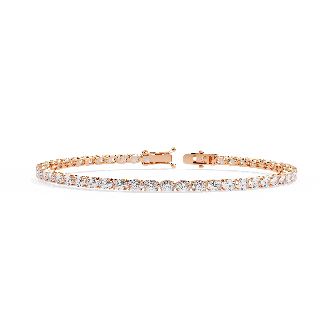 Bold & Brilliant Oval Cut Lab Grown Diamond Bracelet