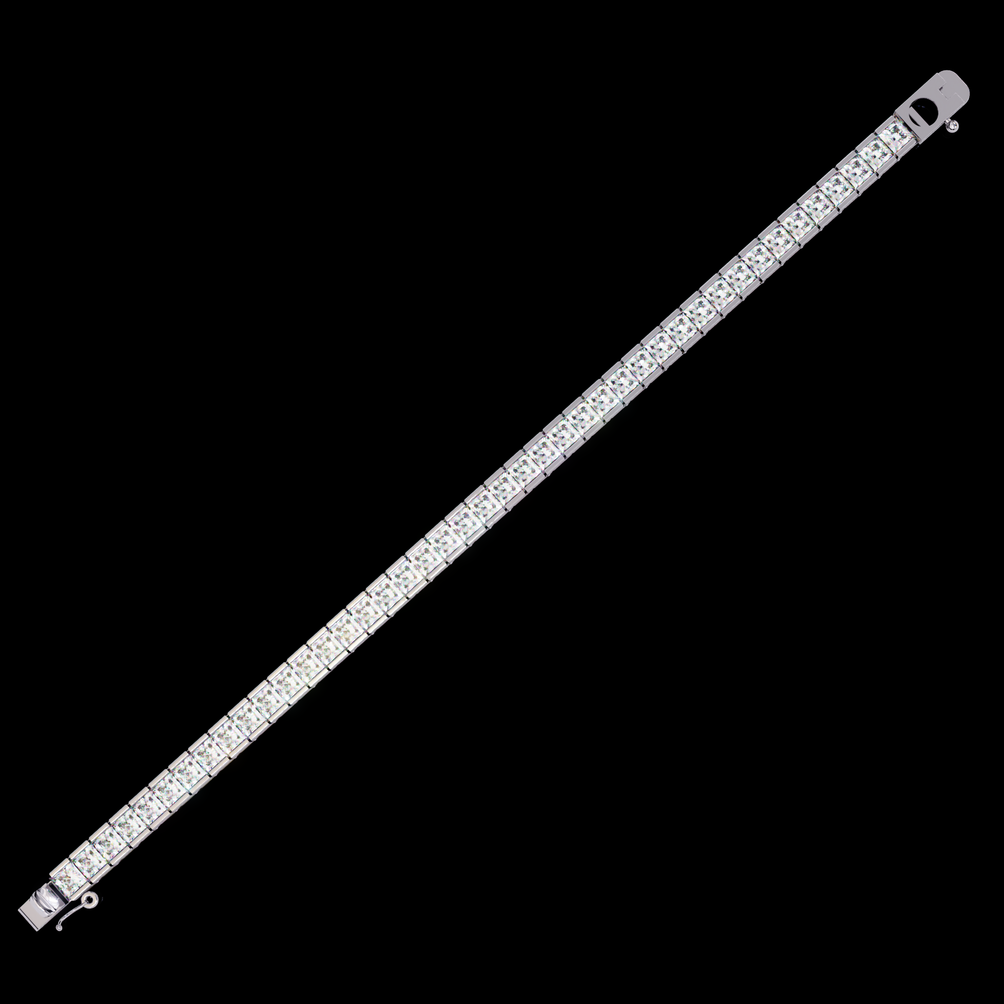 Princess Diamond Tennis Bracelet