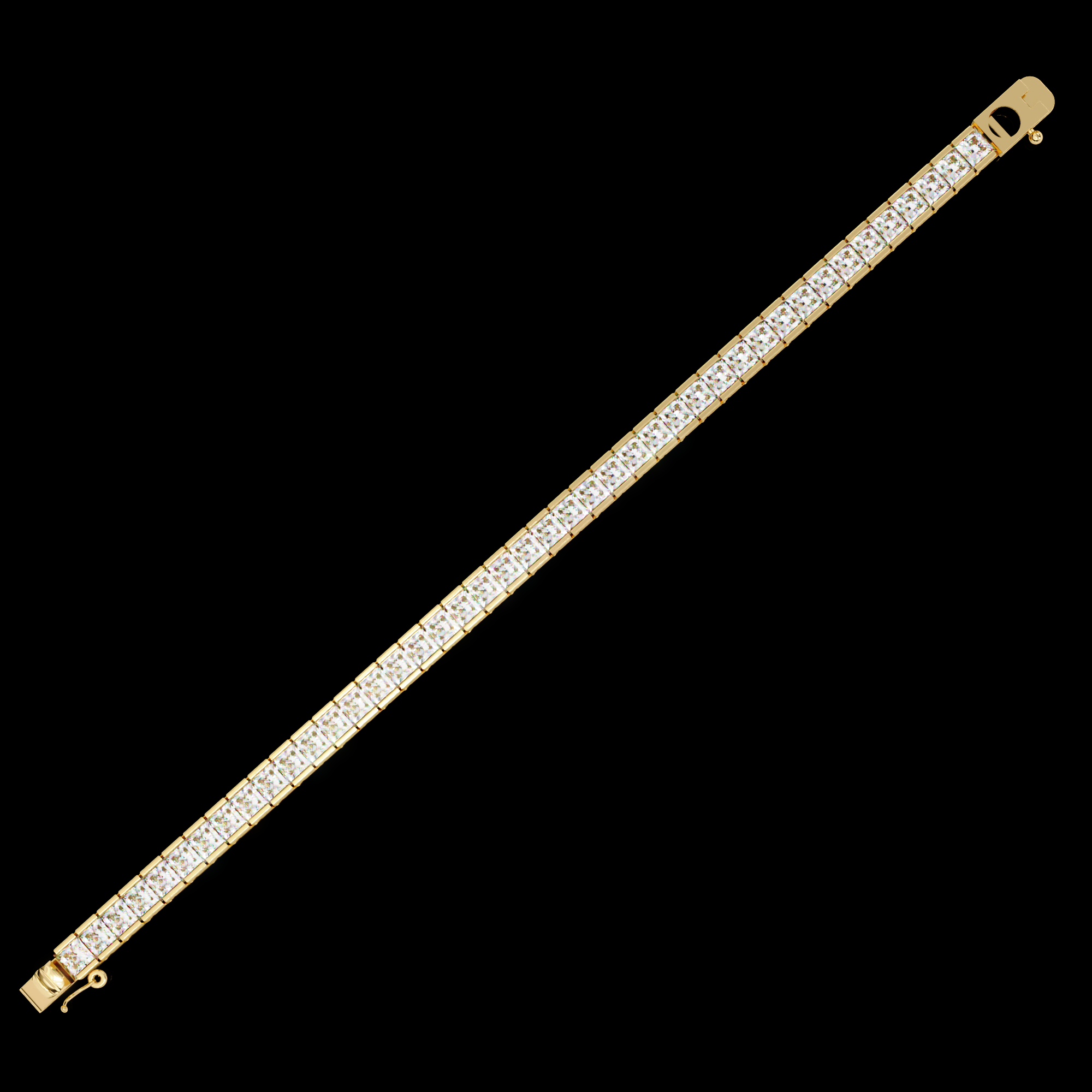 Princess Diamond Tennis Bracelet