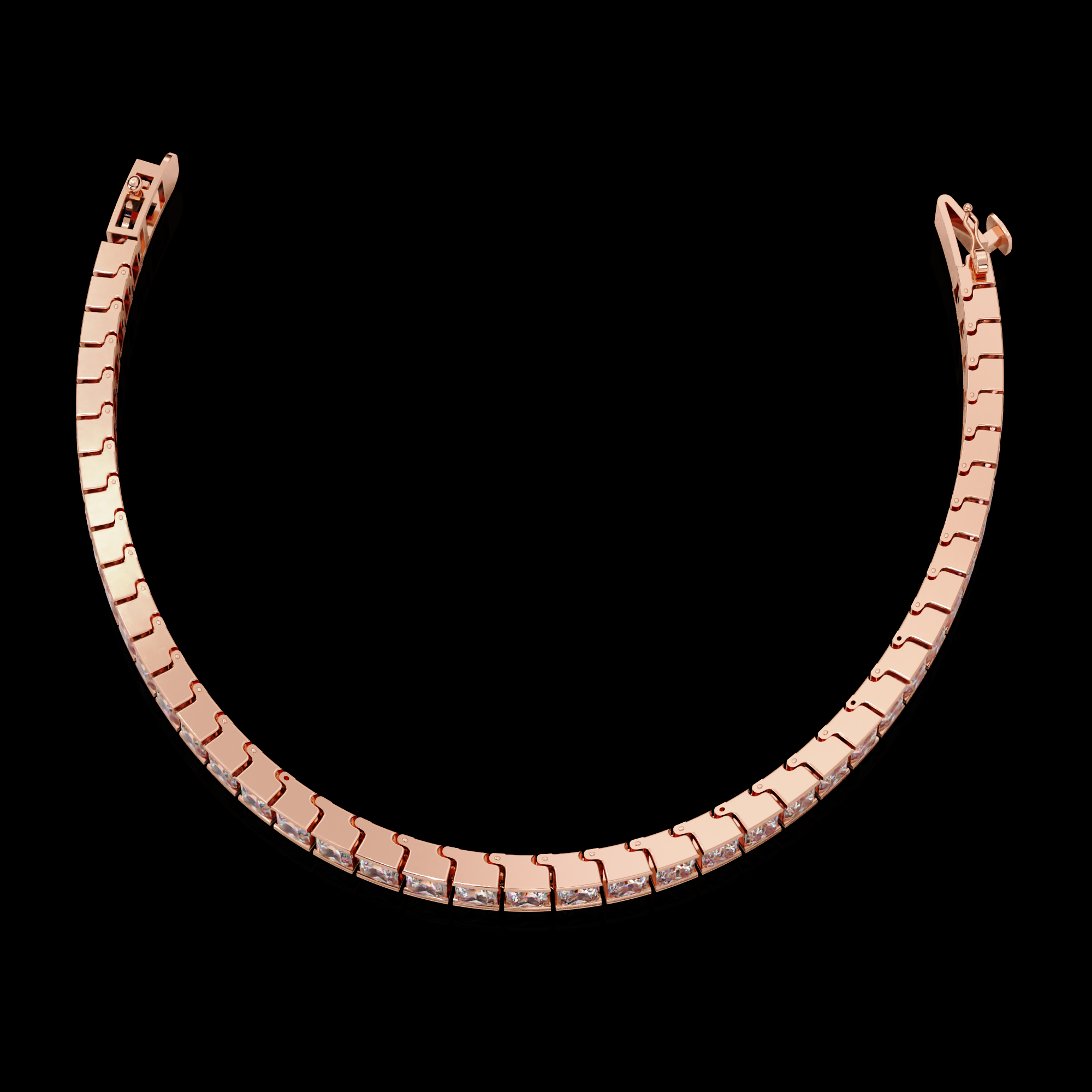 Princess Diamond Tennis Bracelet