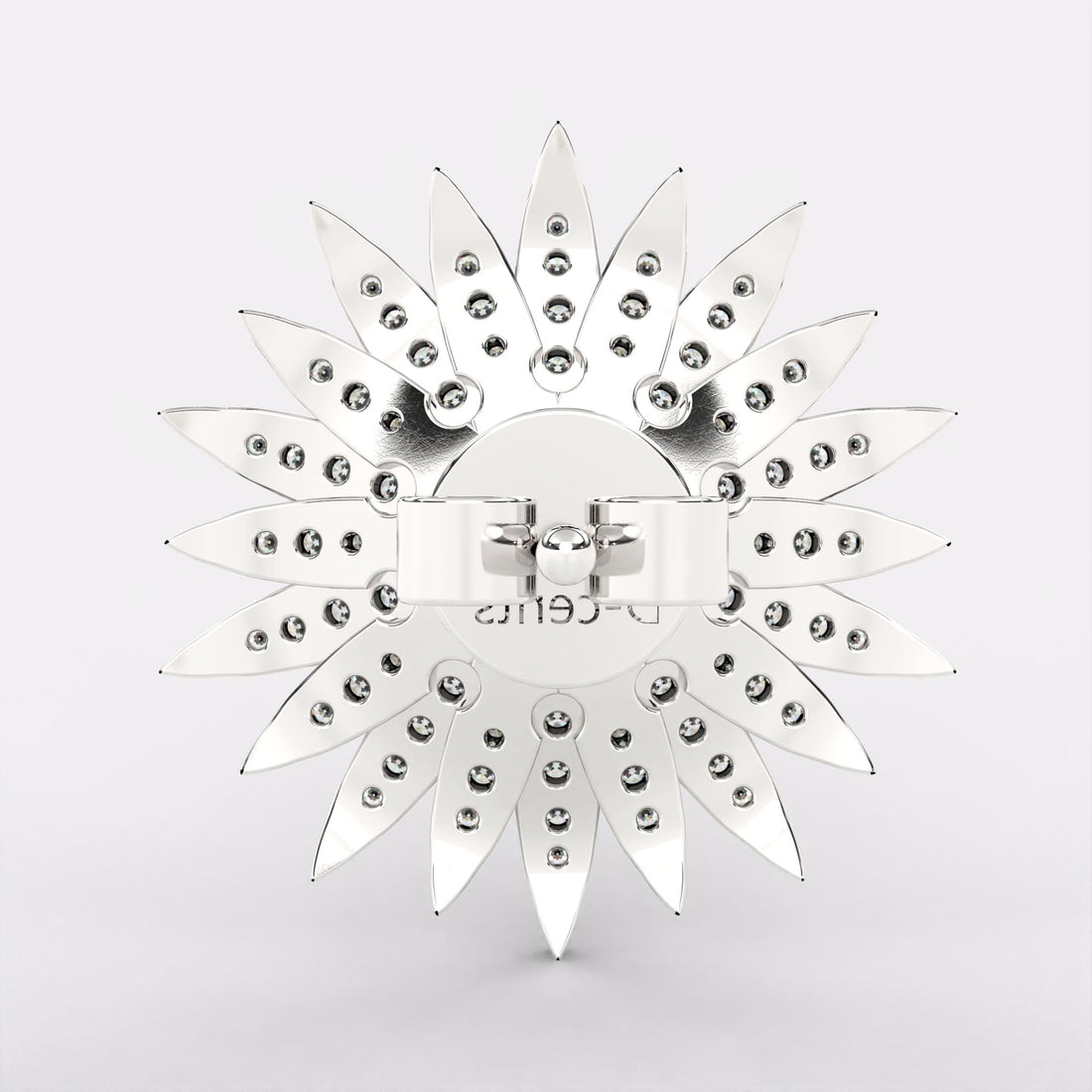 Beam Pearl Diamond Earrings