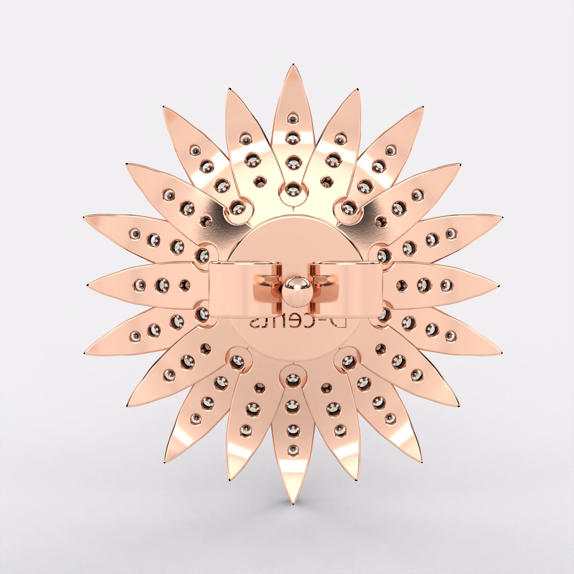 Beam Pearl Diamond Earrings