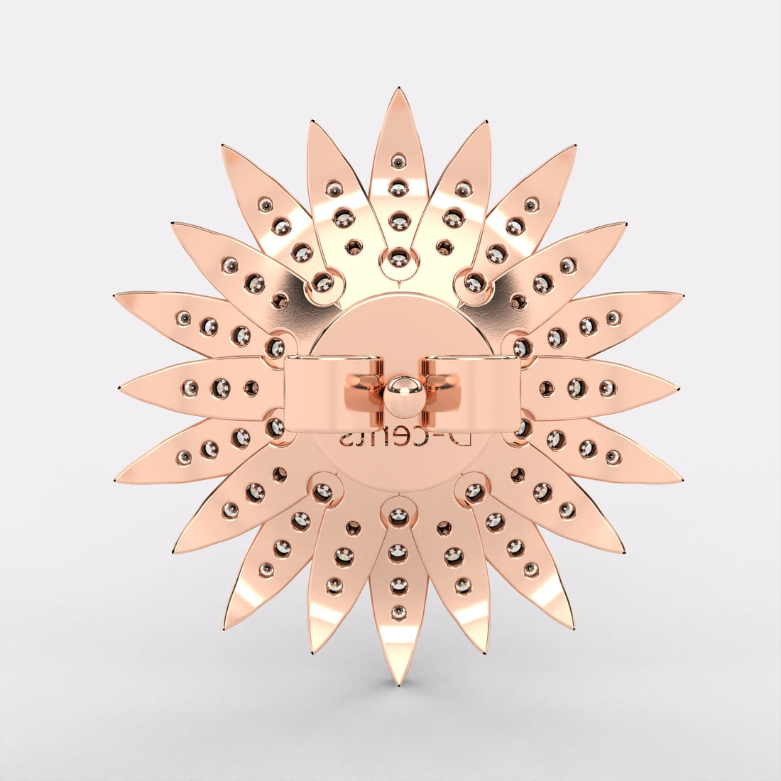 Beam Pearl Diamond Earrings