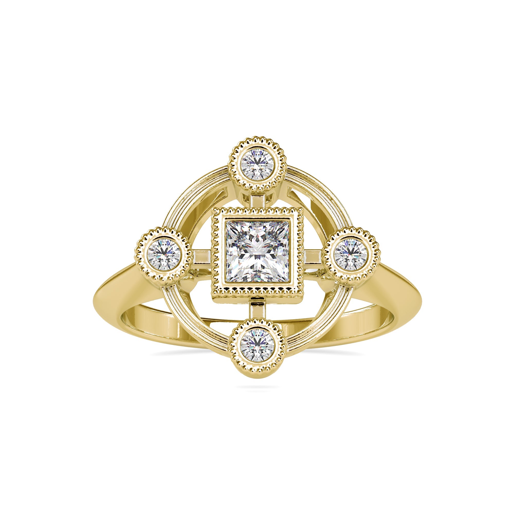 Beautiful Daisy Diamond Ring