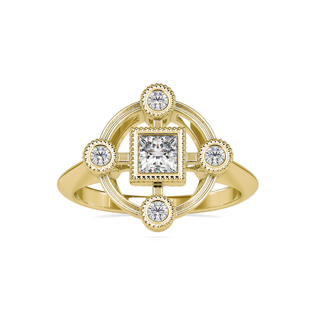 Beautiful Daisy Diamond Ring