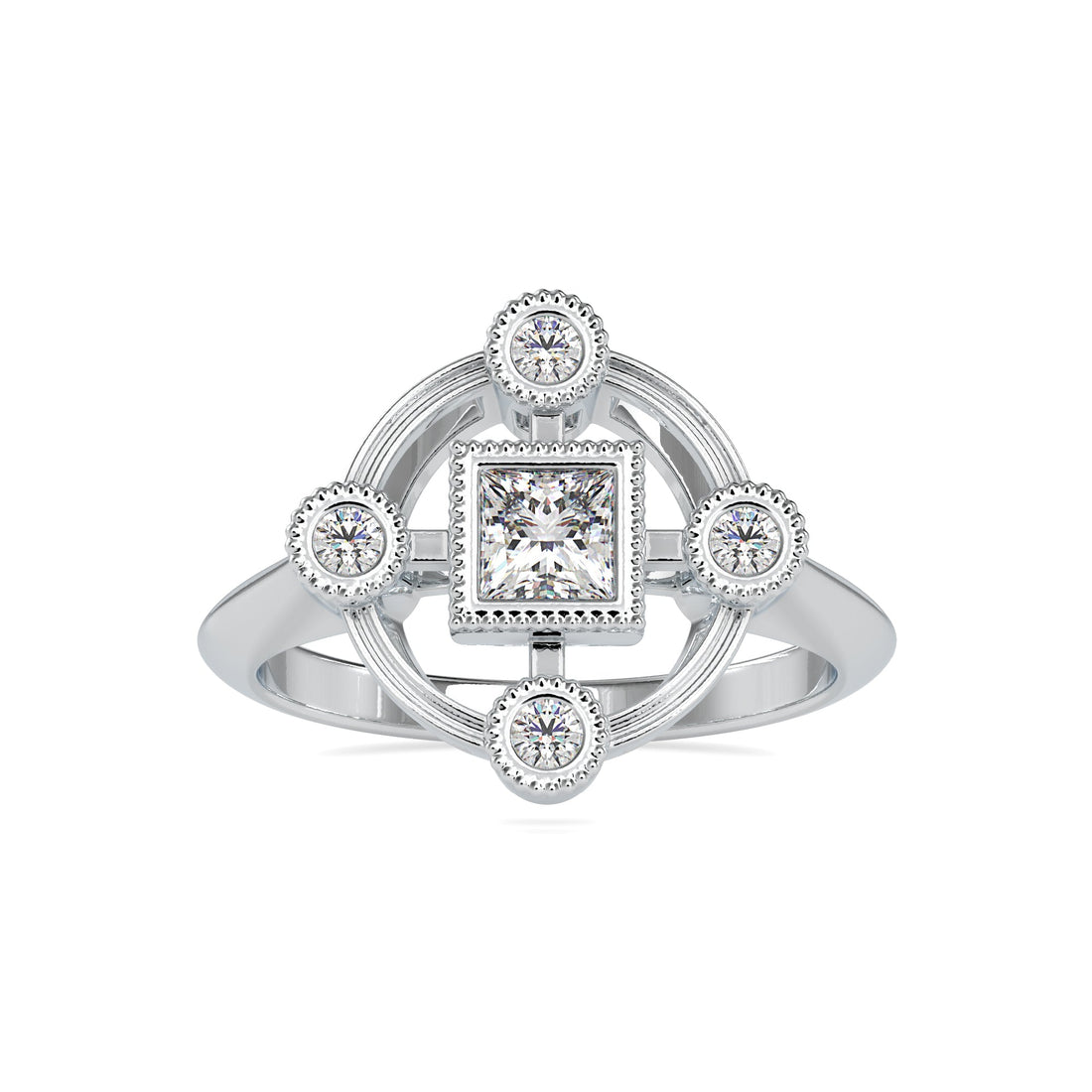 Beautiful Daisy Diamond Ring 4